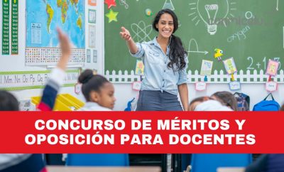 Concurso de méritos y oposición para docentes