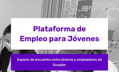 Plataforma de empleo para jóvenes en Ecuador