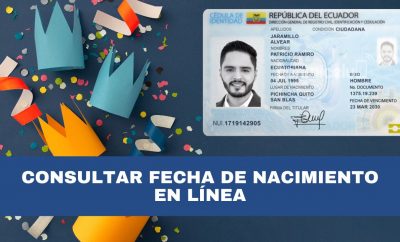 Consultar fecha de nacimiento por nombres y apellidos