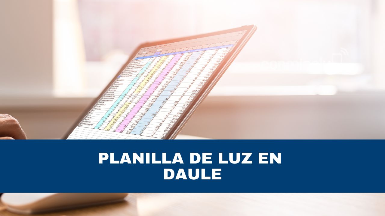 Planilla de luz en Daule consultar y pagar
