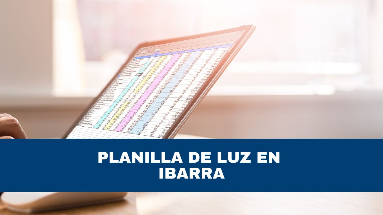 Planilla de luz en Ibarra consultar y pagar